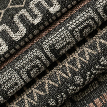 CB800-419 Abstract & Geometric,Global,Southwestern,Stripe nan Black Charlotte Colors