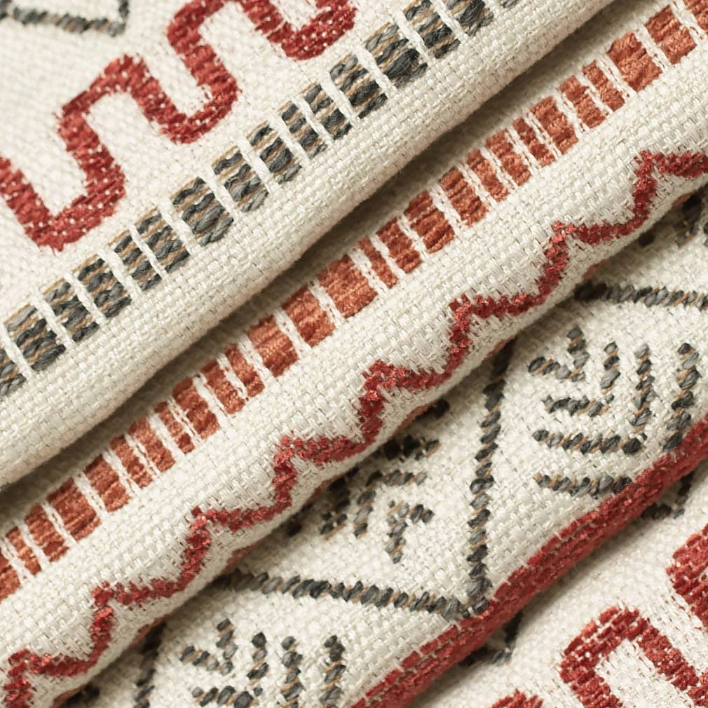 CB800-420 Abstract & Geometric,Global,Southwestern nan Red & Burgundy Charlotte Colors