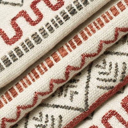 CB800-420 Abstract & Geometric,Global,Southwestern nan Red & Burgundy Charlotte Colors