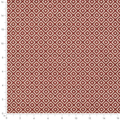 CB800-425 Abstract & Geometric,Diamonds,Small Scale nan Red & Burgundy Charlotte Colors