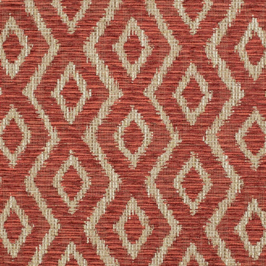 CB800-427 Abstract & Geometric Red & Burgundy Charlotte Fabrics Woven Patterns