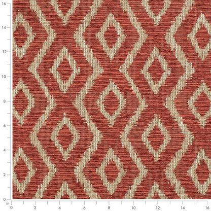 CB800-427 Abstract & Geometric nan Red & Burgundy Charlotte Colors