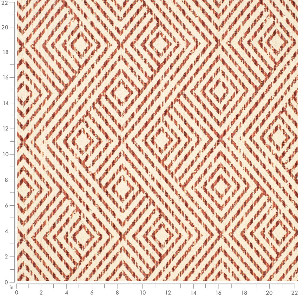 CB800-429 Abstract & Geometric nan Red & Burgundy Charlotte Colors