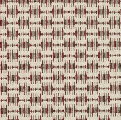 CB800-434 Abstract & Geometric nan Red & Burgundy Charlotte Colors