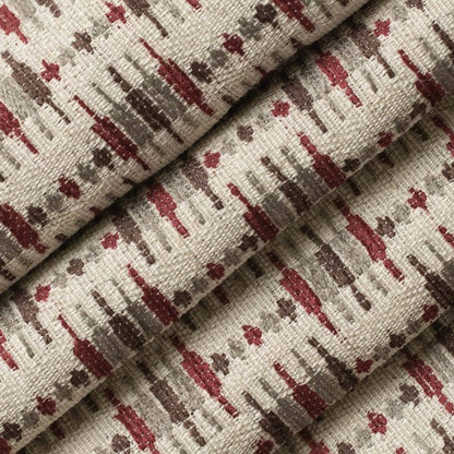 CB800-434 Abstract & Geometric nan Red & Burgundy Charlotte Colors