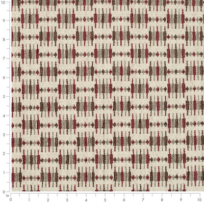 CB800-434 Abstract & Geometric nan Red & Burgundy Charlotte Colors