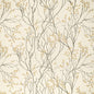 CB800-441 Leaves Gold & Yellow Charlotte Fabrics Woven Patterns