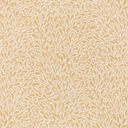 CB800-452 Abstract & Geometric,Leaves Gold & Yellow Charlotte Fabrics Woven Patterns