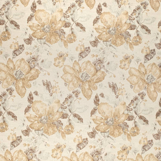 CB800-455 Floral Gold & Yellow Charlotte Fabrics Woven Patterns