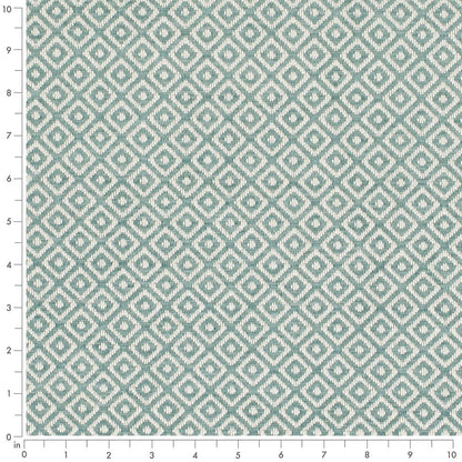 CB800-460 Abstract & Geometric,Diamonds,Small Scale nan Aqua & Teal Charlotte Colors