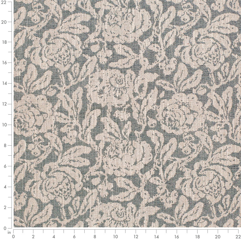 CB800-474 Floral nan Aqua & Teal Charlotte Colors