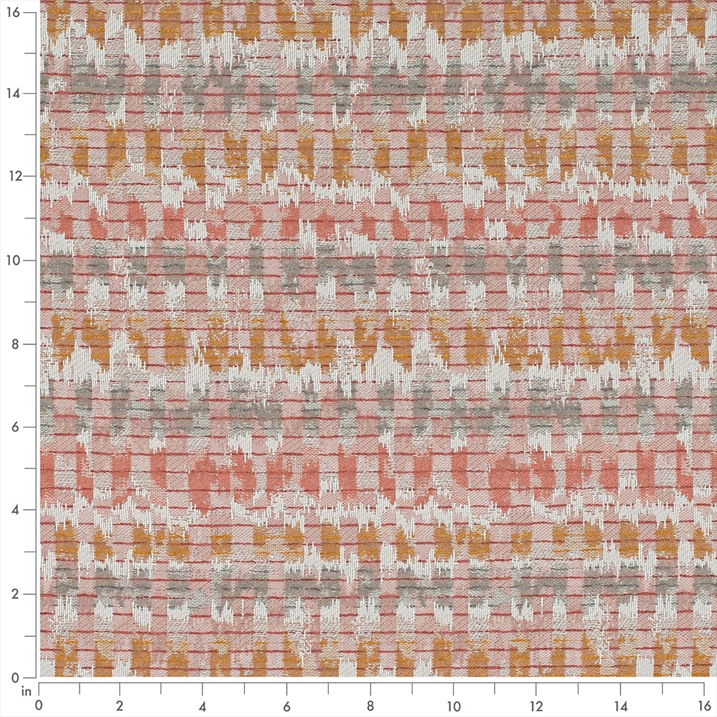 CB800-505 Abstract & Geometric nan Coral & Peach,Pink Charlotte Fabrics