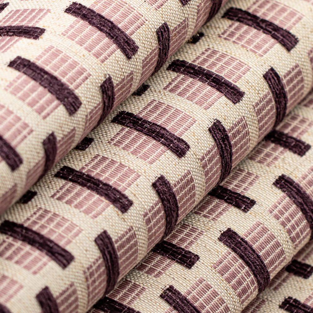 CB800-508 Abstract & Geometric,Small Scale nan Purple Charlotte Fabrics