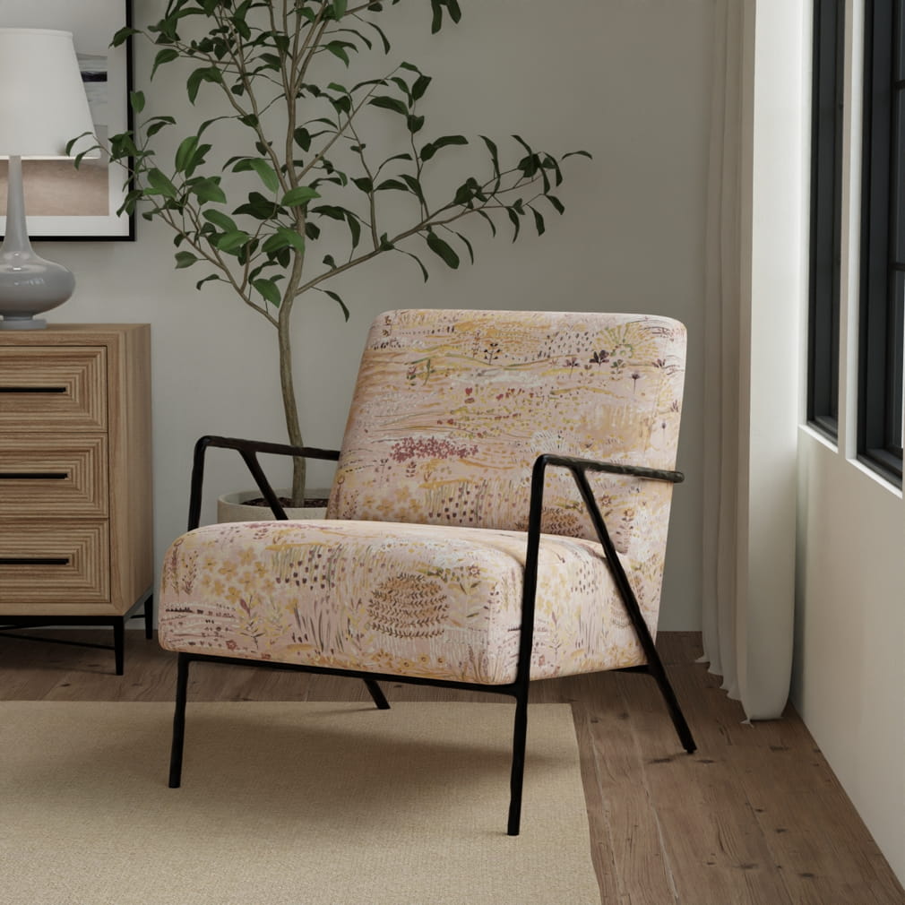 CB800-520 Abstract & Geometric,Floral nan Pink Charlotte Fabrics