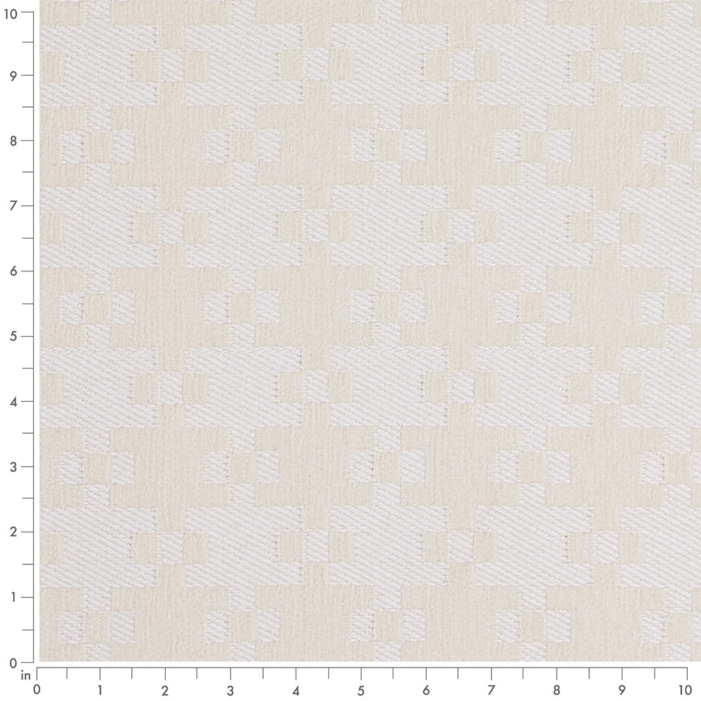CB800-523 Abstract & Geometric,Check & Houndstooth nan White & Ivory Charlotte Fabrics