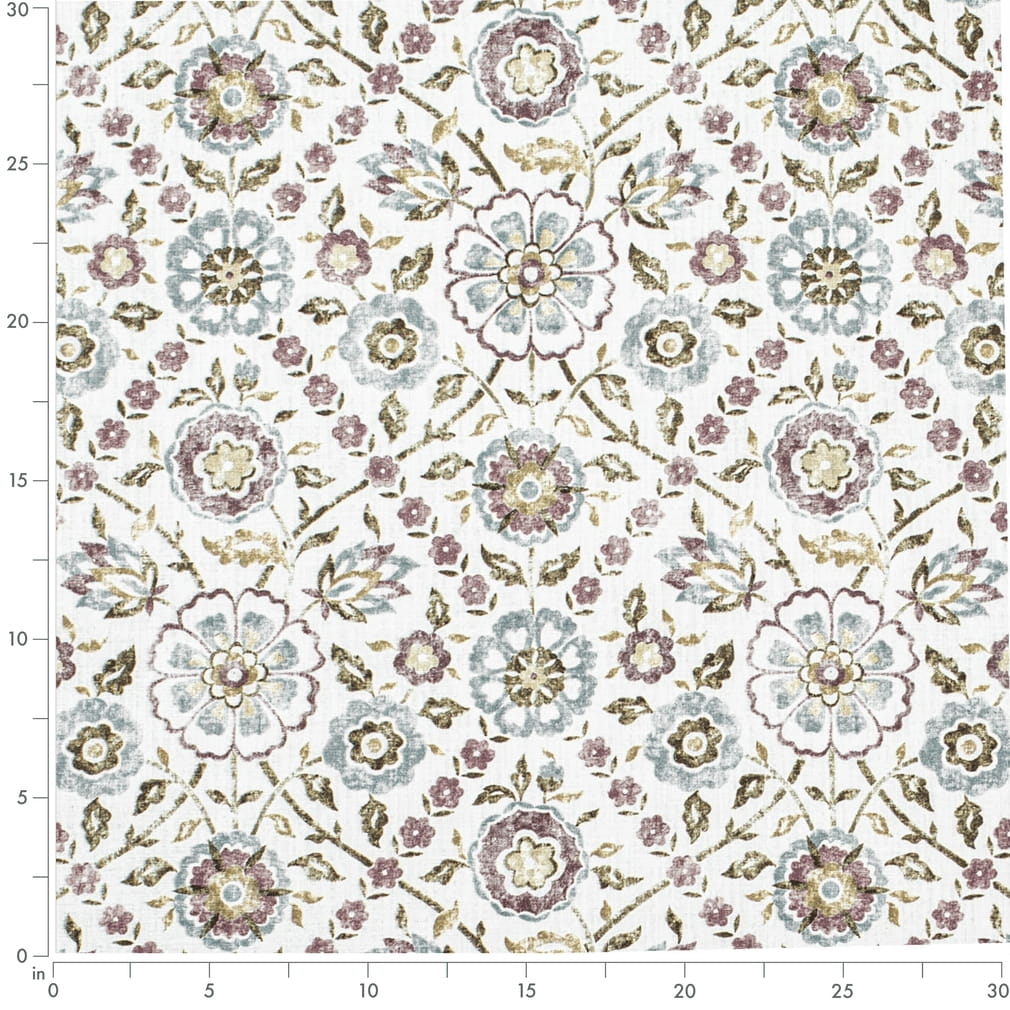 CB800-534 Floral nan Purple Charlotte Fabrics
