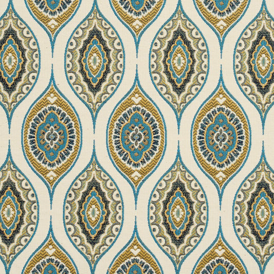 CB800-80 Abstract & Geometric Aqua & Teal,Green Charlotte Fabrics Woven Patterns