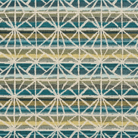 CB800-85 Abstract & Geometric Aqua & Teal,Green Charlotte Fabrics Woven Patterns