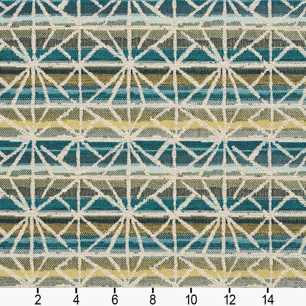 CB800-85 Abstract & Geometric nan Aqua & Teal,Green Charlotte Colors