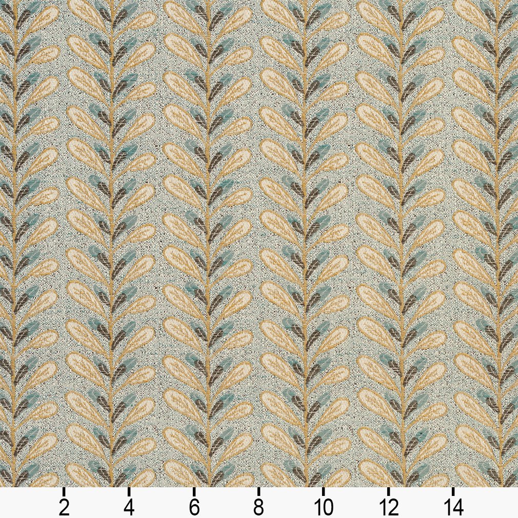 CB800-86 Abstract & Geometric,Leaves,Stripe nan Aqua & Teal Charlotte Colors