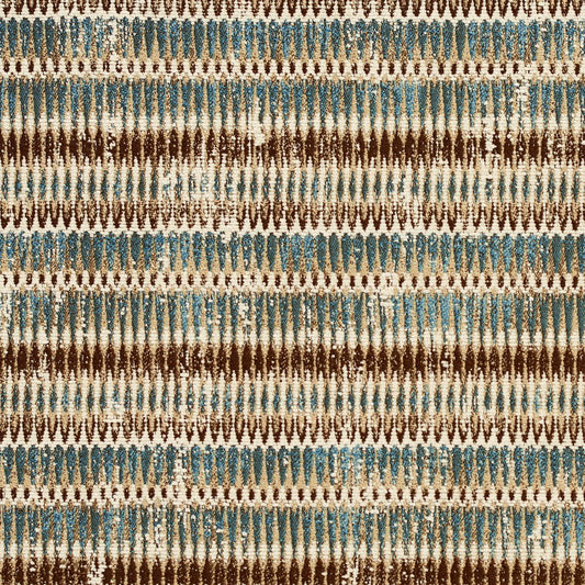 CB800-87 Abstract & Geometric,Global Aqua & Teal,Brown Charlotte Fabrics Woven Patterns