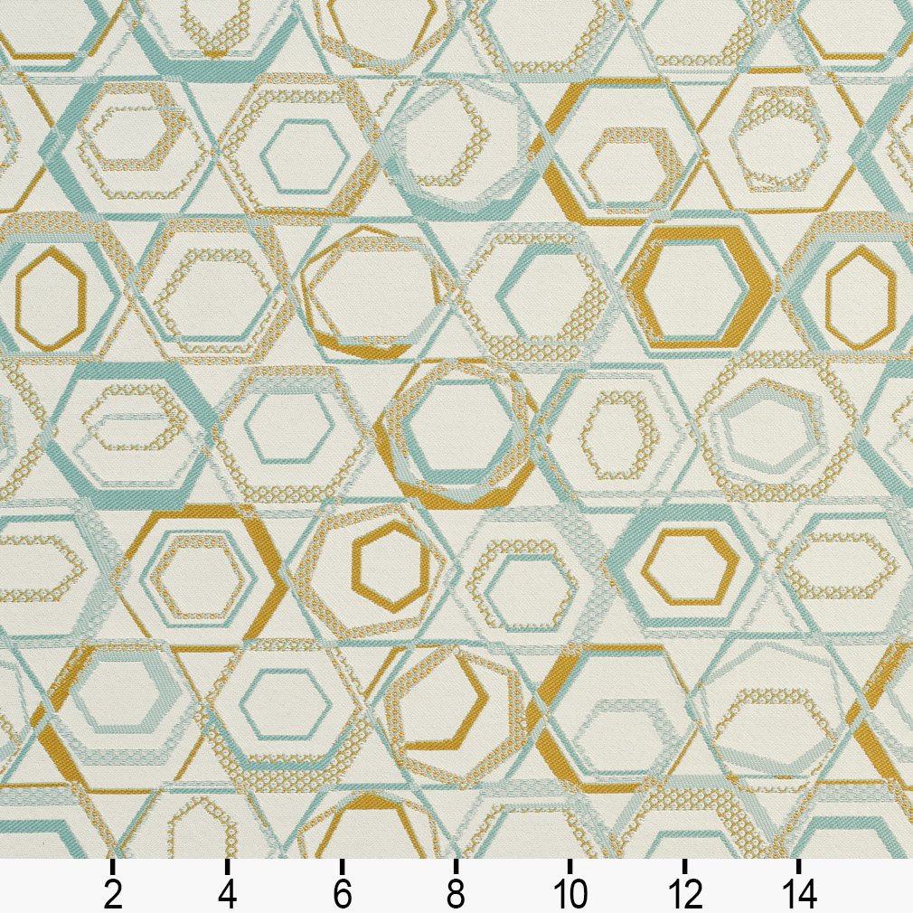 CB800-88 Abstract & Geometric nan Aqua & Teal Charlotte Colors
