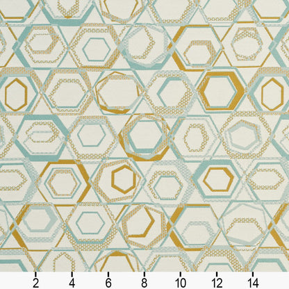 CB800-88 Abstract & Geometric nan Aqua & Teal Charlotte Colors