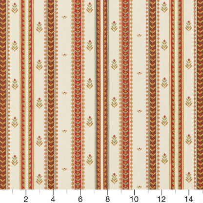 CB800-97 Stripe nan Orange & Rust Charlotte Colors