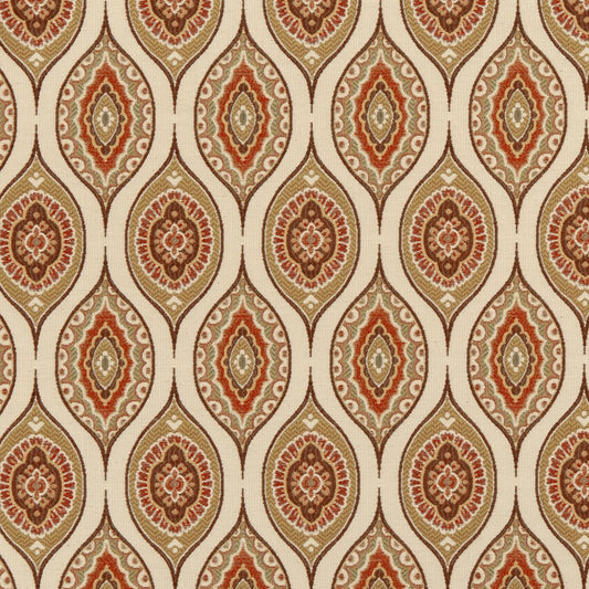 CB800-98 Abstract & Geometric Brown,Orange & Rust Charlotte Fabrics Woven Patterns