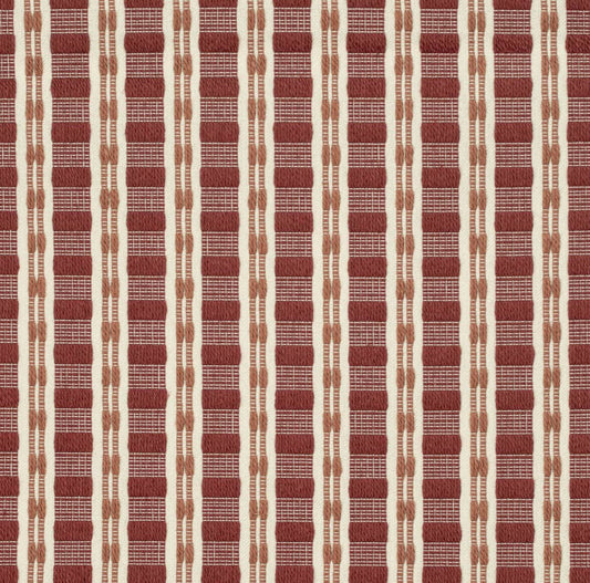CB900-116 Stripe Red & Burgundy Charlotte Fabrics Woven Patterns