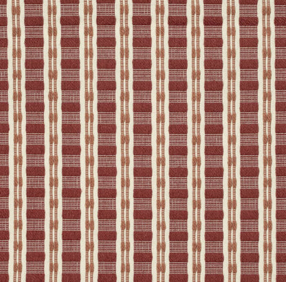 CB900-116 Stripe nan Red & Burgundy Charlotte Colors