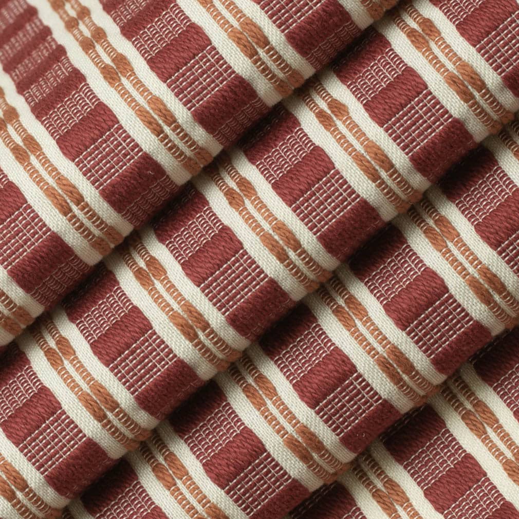 CB900-116 Stripe nan Red & Burgundy Charlotte Colors
