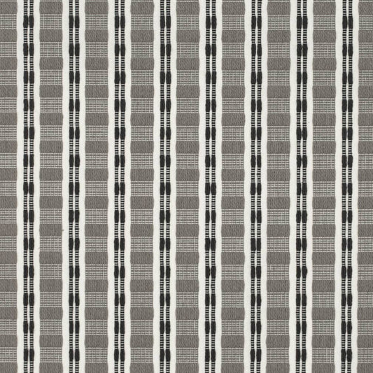 CB900-117 Stripe Black,Grey & Silver Charlotte Fabrics Woven Patterns