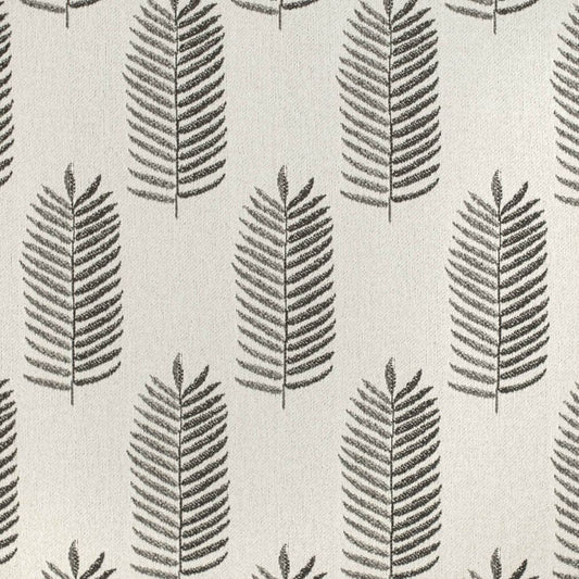 CB900-118 Abstract & Geometric,Leaves Black,Grey & Silver Charlotte Fabrics Woven Patterns