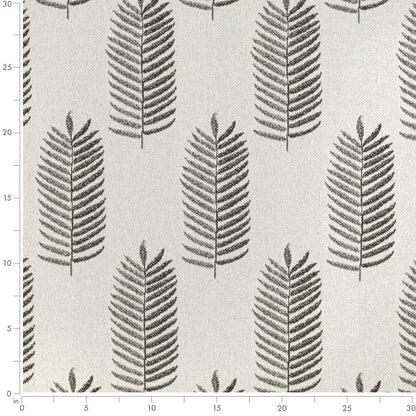 CB900-118 Abstract & Geometric,Leaves nan Black,Grey & Silver Charlotte Colors