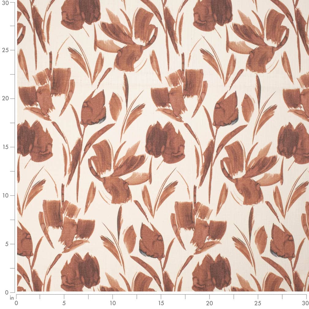 CB900-124 Floral nan Red & Burgundy Charlotte Colors