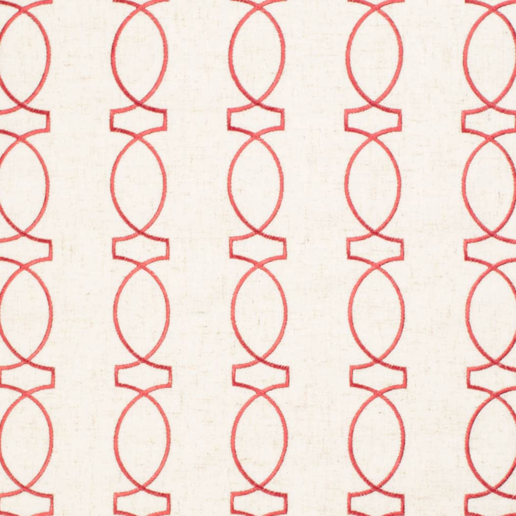 CB900-125 Abstract & Geometric Red & Burgundy Charlotte Fabrics Embroidery