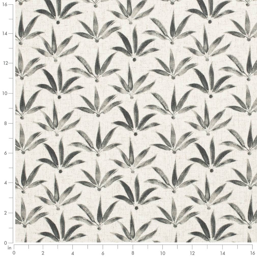 CB900-126 Abstract & Geometric,Leaves nan Black,Grey & Silver Charlotte Colors