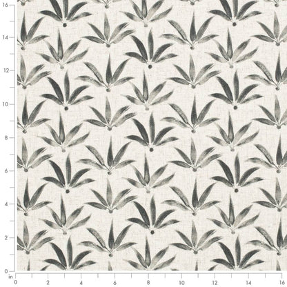 CB900-126 Abstract & Geometric,Leaves nan Black,Grey & Silver Charlotte Colors