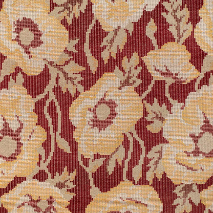 CB900-128 Floral nan Red & Burgundy Charlotte Colors