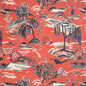 CB900-129 Global,Toile nan Blue,Red & Burgundy Charlotte Colors