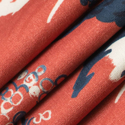CB900-129 Global,Toile nan Blue,Red & Burgundy Charlotte Colors