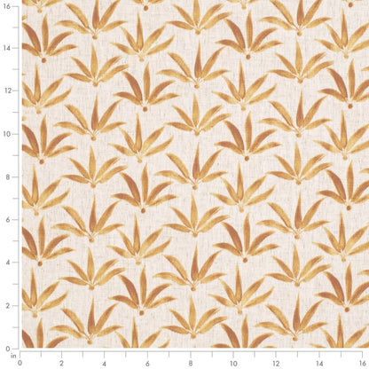 CB900-136 Abstract & Geometric,Leaves nan Gold & Yellow Charlotte Colors