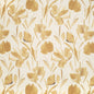 CB900-140 Floral Gold & Yellow Charlotte Fabrics Linen,Prints