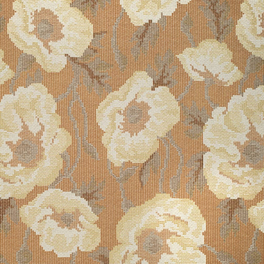 CB900-143 Floral Gold & Yellow Charlotte Fabrics Woven Patterns