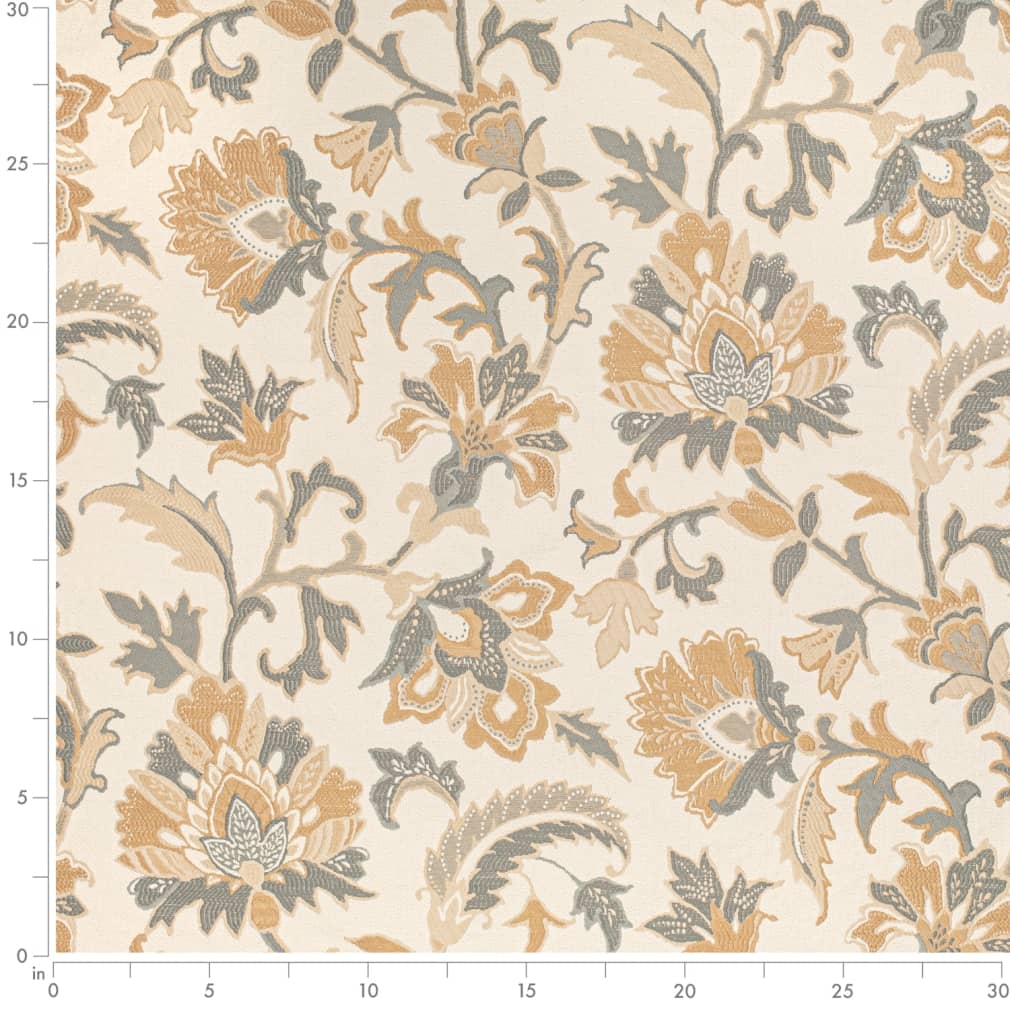 CB900-148 Floral nan Gold & Yellow Charlotte Colors