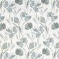 CB900-156 Abstract & Geometric,Floral Aqua & Teal,Green Charlotte Fabrics Linen,Prints