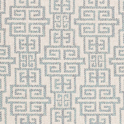 CB900-162 Abstract & Geometric,Greek Key nan Aqua & Teal Charlotte Colors