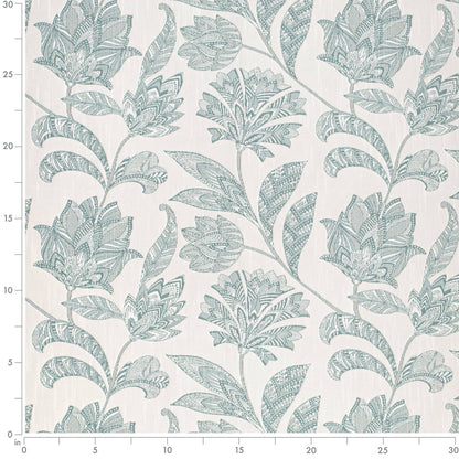 CB900-163 Floral nan Aqua & Teal Charlotte Colors