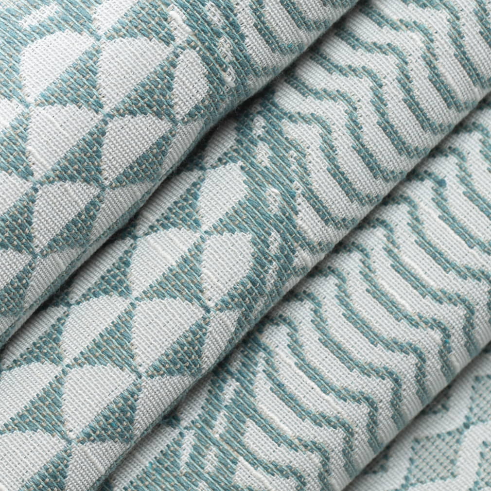 CB900-164 Abstract & Geometric nan Aqua & Teal Charlotte Colors